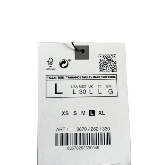 ZARA NWT Floral Sarin Dress Size Misses Large - Picture 6 of 6